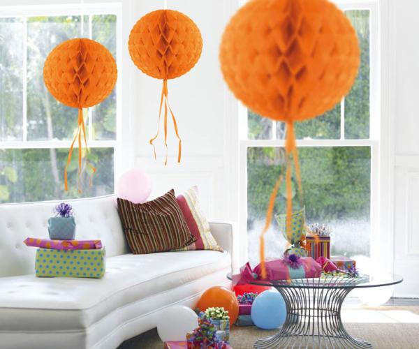Honeycomb Oransje