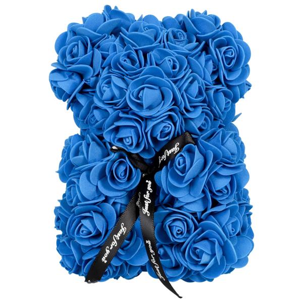 Rosebamse Blå 21 cm