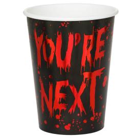 Papirkopper You're Next Svart/R&oslash;d 25 cl